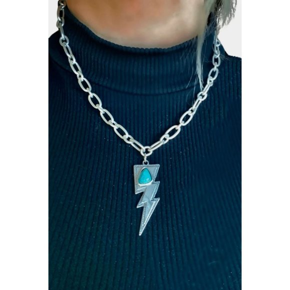 Jewelry - BOLT STONE NECKLACE